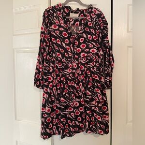 Evy's Tree Black and Red Celeste Dress size XL EUC